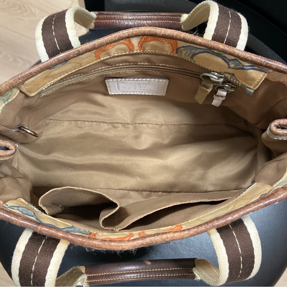 Coach Multi Pattern Patchwork Handbag - image 4